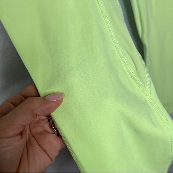 Lululemon align leggings women size 2 neon yellow yoga athletic high rise 25” - Picture 8 of 12
